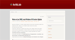 Desktop Screenshot of kriki.de
